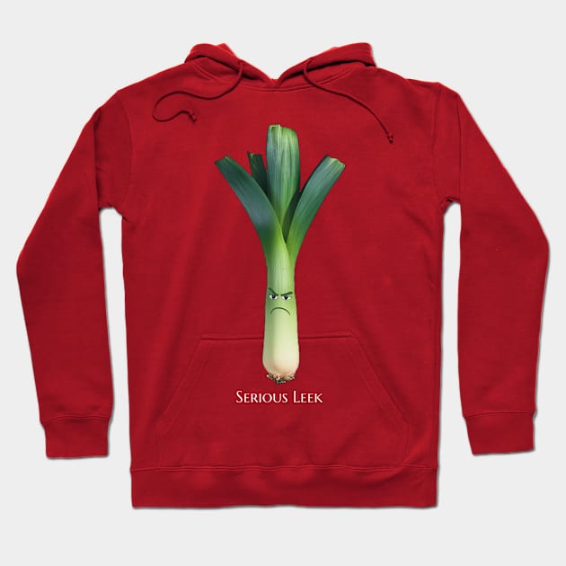 Serious Leek Hoodie by INLE Designs